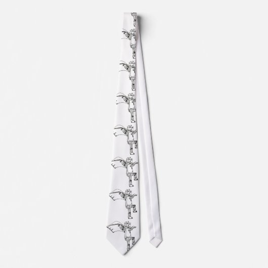 Robot Superheld Stropdas (Voorkant)