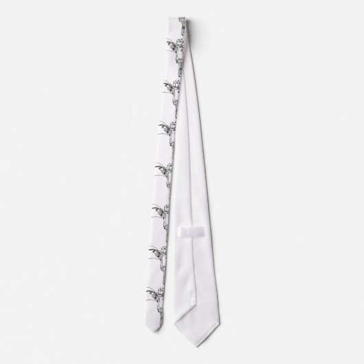 Robot Superheld Stropdas (Achterkant)