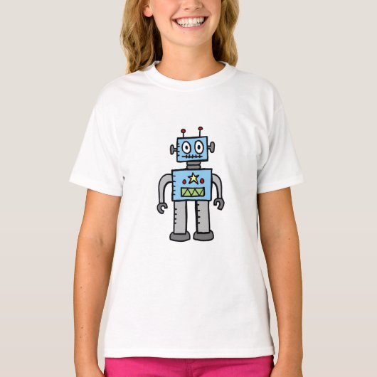 robot! t-shirt (Voorkant)