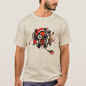 Robot T-shirt Robotique Ingénieur Club Design Cool (Devant)