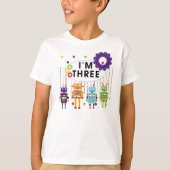Robot T-shirts et cadeaux d'anniversaire 3e (Devant)
