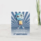 Robot Thème 1er Anniversaire Merci (Devant)