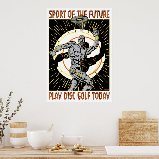 Robot Thrower #1 Poster (Keuken)