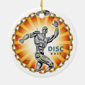 Robot Thrower #2 Keramisch Ornament (Achterkant)