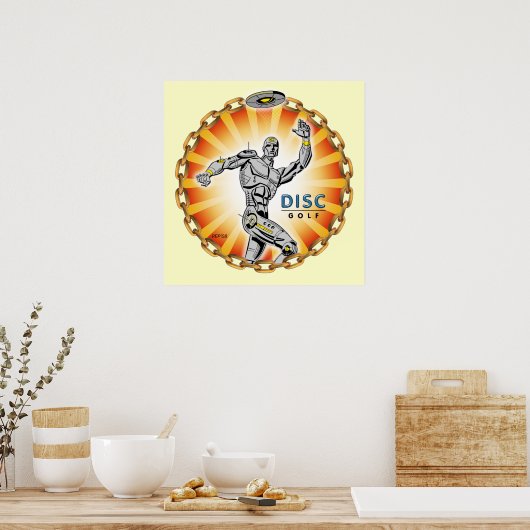 Robot Thrower #2 Poster (Keuken)