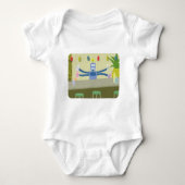 Robot Tiki Bar Bartender Romper (Voorkant)