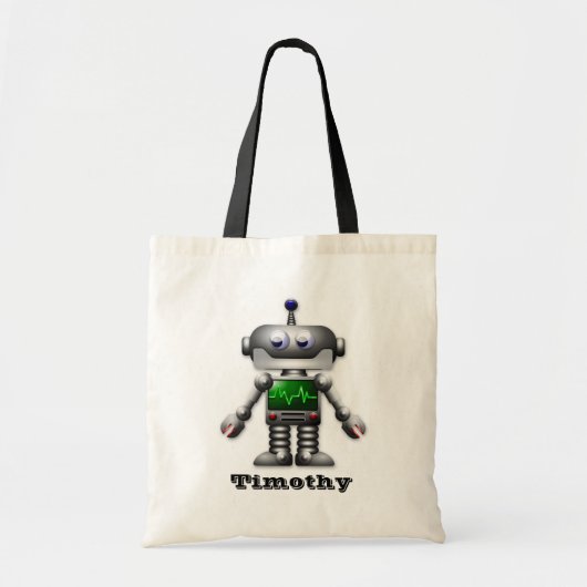 Robot Tote Bag (Voorkant)
