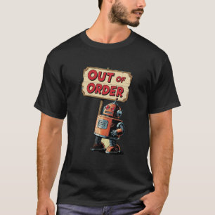 Robot uit de jaren 50 t-shirt