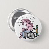 Robot Unicorn Attack in een BUTTON (Voorkant /achterkant)