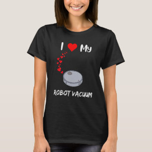 Robot Vacuümrobot huisreiniger doen huiswerk T-shirt
