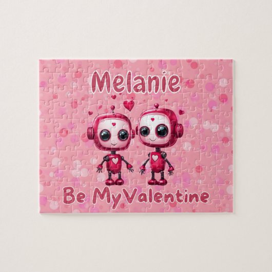 Robot Valentine's Day Puzzle  (Horizontal)