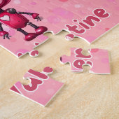 Robot Valentine's Day Puzzle Legpuzzel (Zijkant)