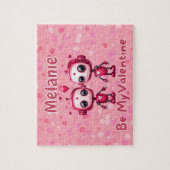 Robot Valentine's Day Puzzle Legpuzzel (Verticaal)