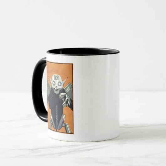 Robot Vampire Dracula mug (Devant gauche)