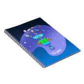 Robot van Coole Kinderen Leren van Lezen Notitieboek (Rechterzijde)