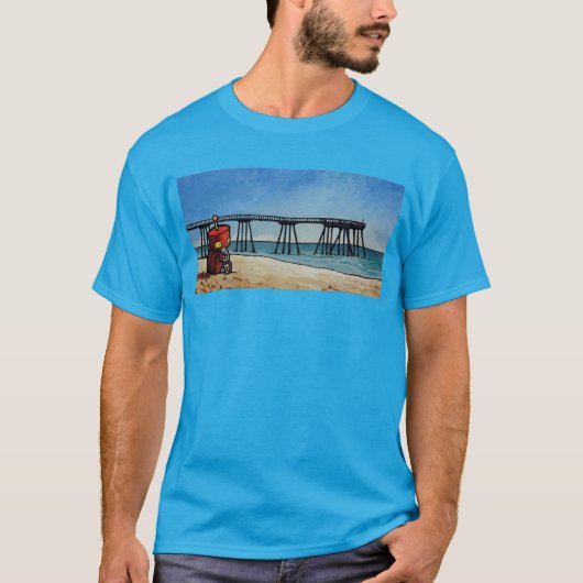 Robot van de pier t-shirt (Voorkant)