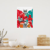 Robot van de sterren poster (Keuken)