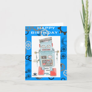 RoBoT Verjaardag Kaart