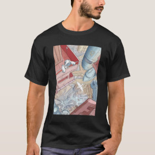 Robot verloren in een Moebiuswereld T-shirt