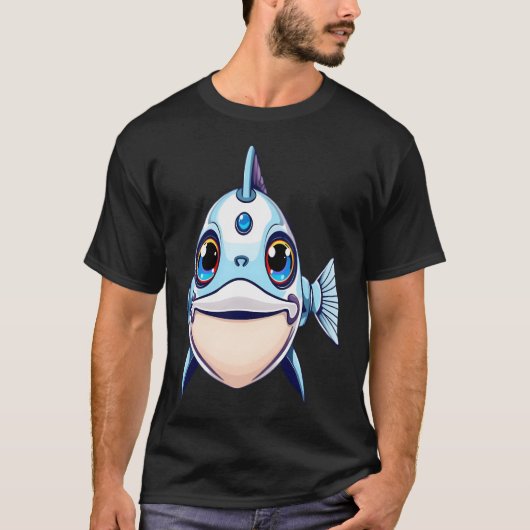 Robot Vis T-shirt (Voorkant)
