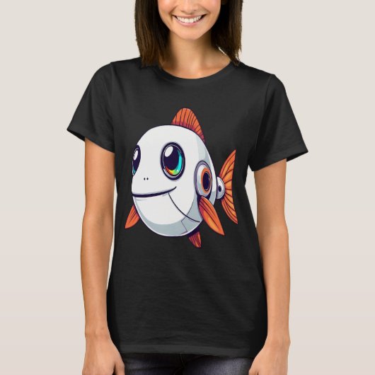 Robot Vis T-shirt (Voorkant)