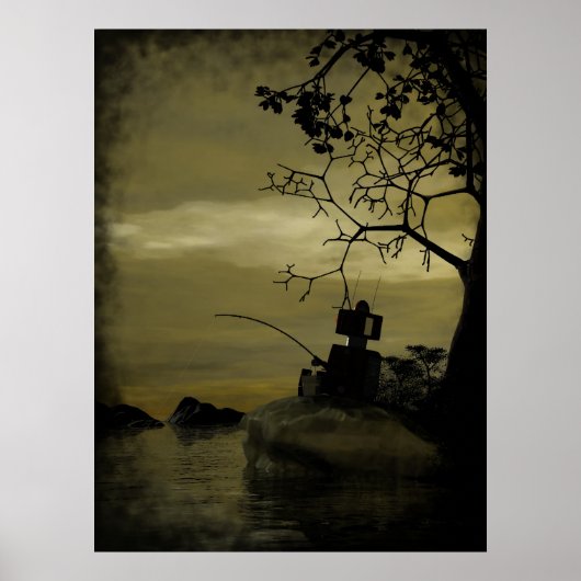 Robot Vist Poster (Voorkant)