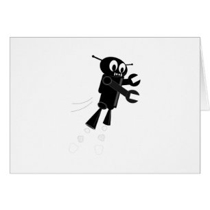 Robot volant noir