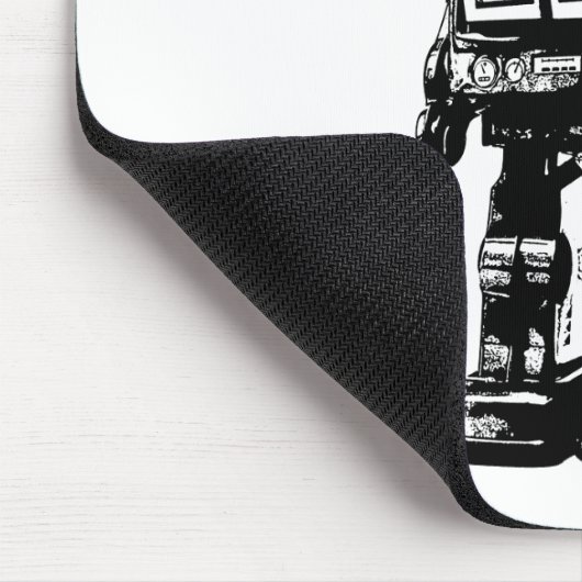  robot voor zwart en wit muismat (Hoek)