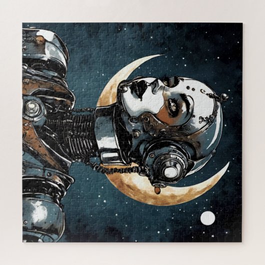 Robot Vrouw III Legpuzzel (Horizontaal)