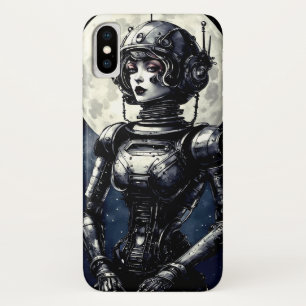 Robot Vrouw IV iPhone X Hoesje