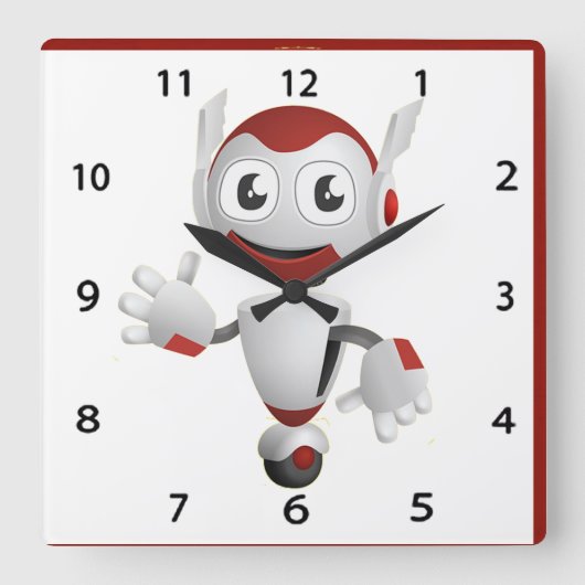 Robot Wall klok (Voorkant)