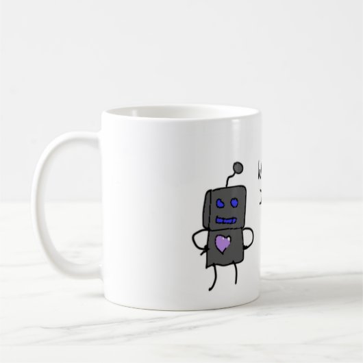 Robot Wat als ik dat niet deed? Mok (Links)