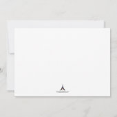 Robot Wedding Invitation Kaart (Achterkant)