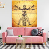 Robot Woman Canvas Afdruk (Insitu (Woonkamer))