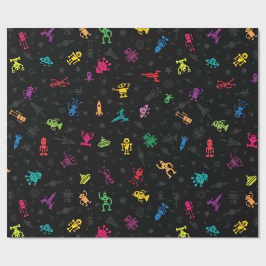Robot Wrap Cadeaupapier (Vlak)