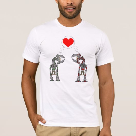 Robotaliefde T-shirt (Voorkant)