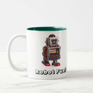 Robotbrandstof Tweekleurige Koffiemok