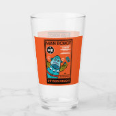 robotcadeaus voor Jubileum of bruiloft Glas (Voorkant)