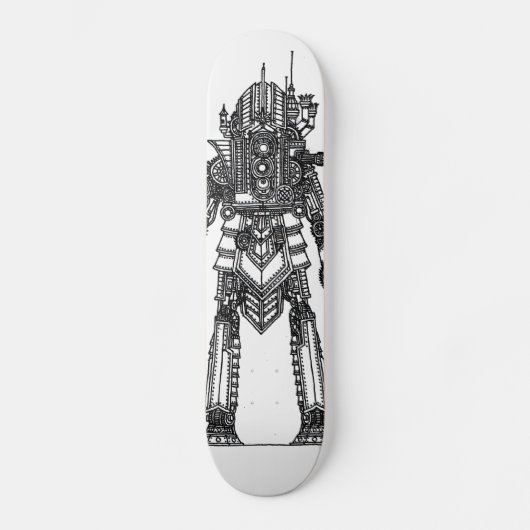 robotdesk skateboard (Voorkant)