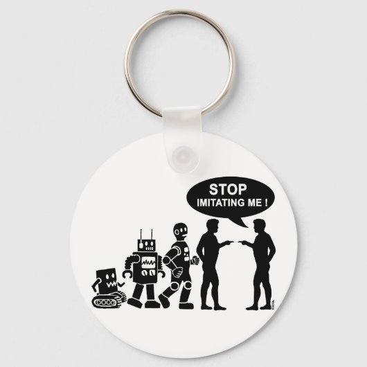 Robotevolutie Sleutelhanger (Voorkant)