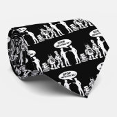 Robotevolutie Stropdas (Opgerold)