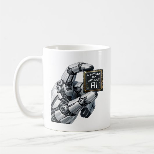 Robothand Koffiemok (Links)