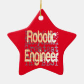 Robotic Engineer Extraordinaire Keramisch Ornament (Voorkant)