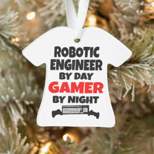 Robotic Engineer Gamer Ornament