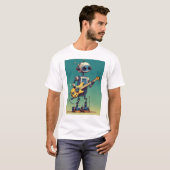 Robotic Evolution: Mannen Basic T-shirt (Voorkant volledig)