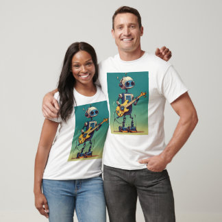 Robotic Evolution: Mannen Basic T-shirt