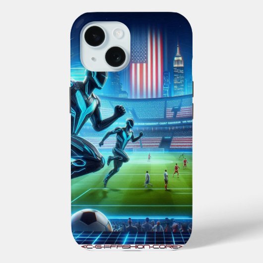 robotic soccer on an Iphone case! Case-Mate iPhone Case (Achterkant)