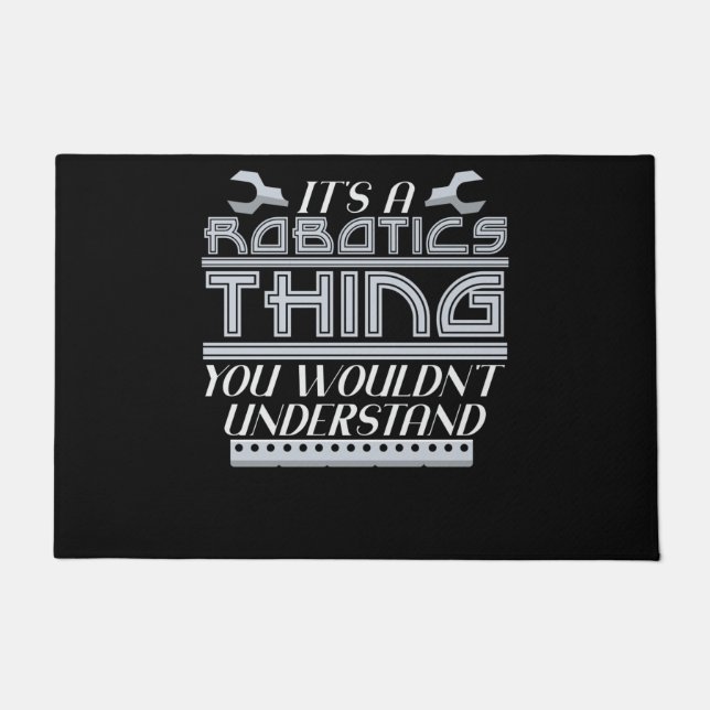 Robotic Thding Joke Robot Robotics Engineering Deurmat (Voorkant)