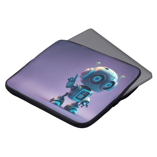 Robotic Theme Laptop Sleeves (Voorkant top)