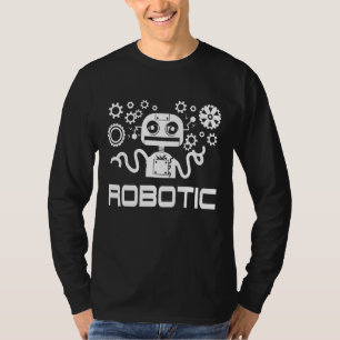Robotic voor mannen IT robots Women Bot Technology T-shirt